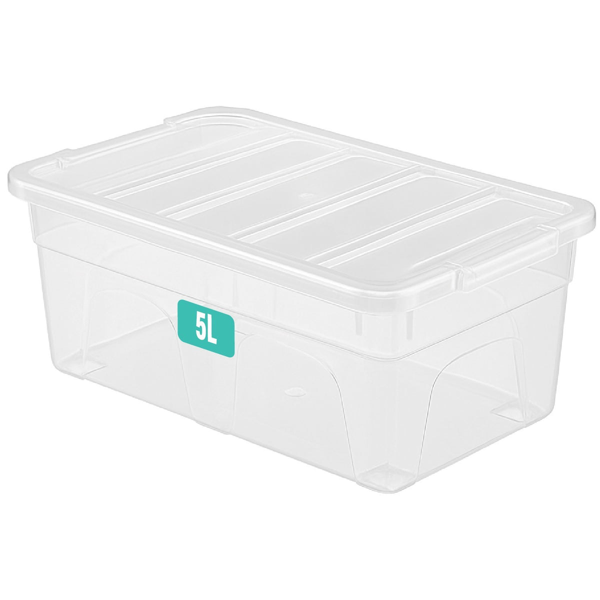 Clear Plastic Storage Box Boxes with Lids UK BRITISH MADE Home Office Stackable
