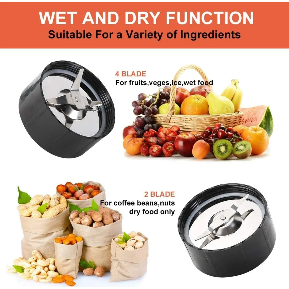 High-Speed 380W 1.25L Jug Blender for Smoothies Juicing Ice Crushing Vegetables