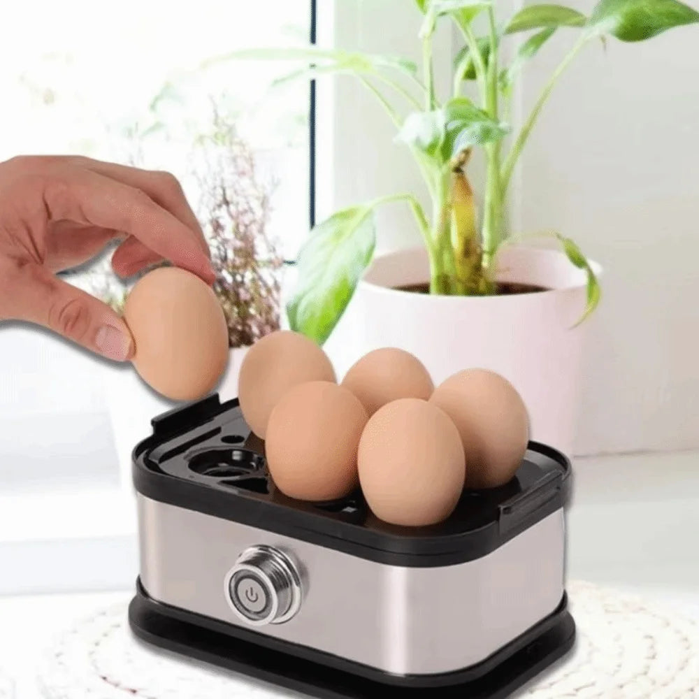 Smart Auto Shut-Off Egg Cooker, 6 Egg Capacity
