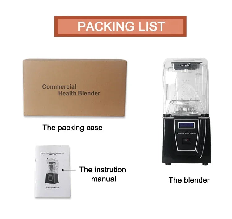 HomeWise 9001 2L Professional Power Blender 2200W Smoothie Blender Food Fruit Juicer 30000RPM Pure Vopper Motor Activity link