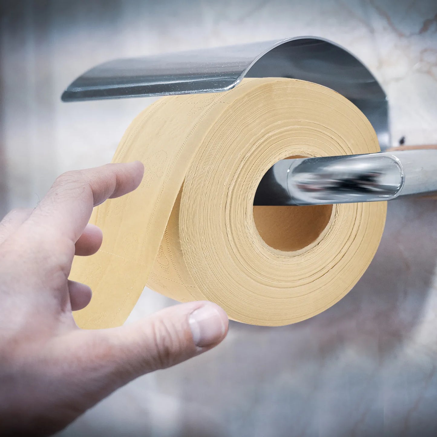 Large Roll Wood Pulp Toilet Paper