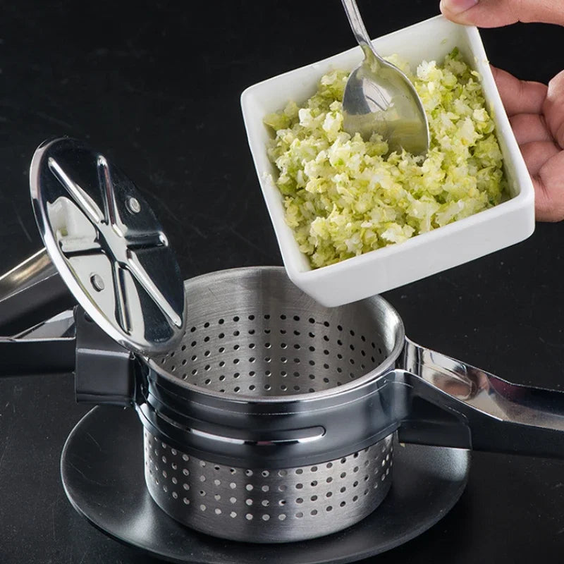 Stainless Steel Manual Vegetable Water Extractor - Efficient Kitchen Tool for Dehydration, Dumpling Filling & Home Cooking