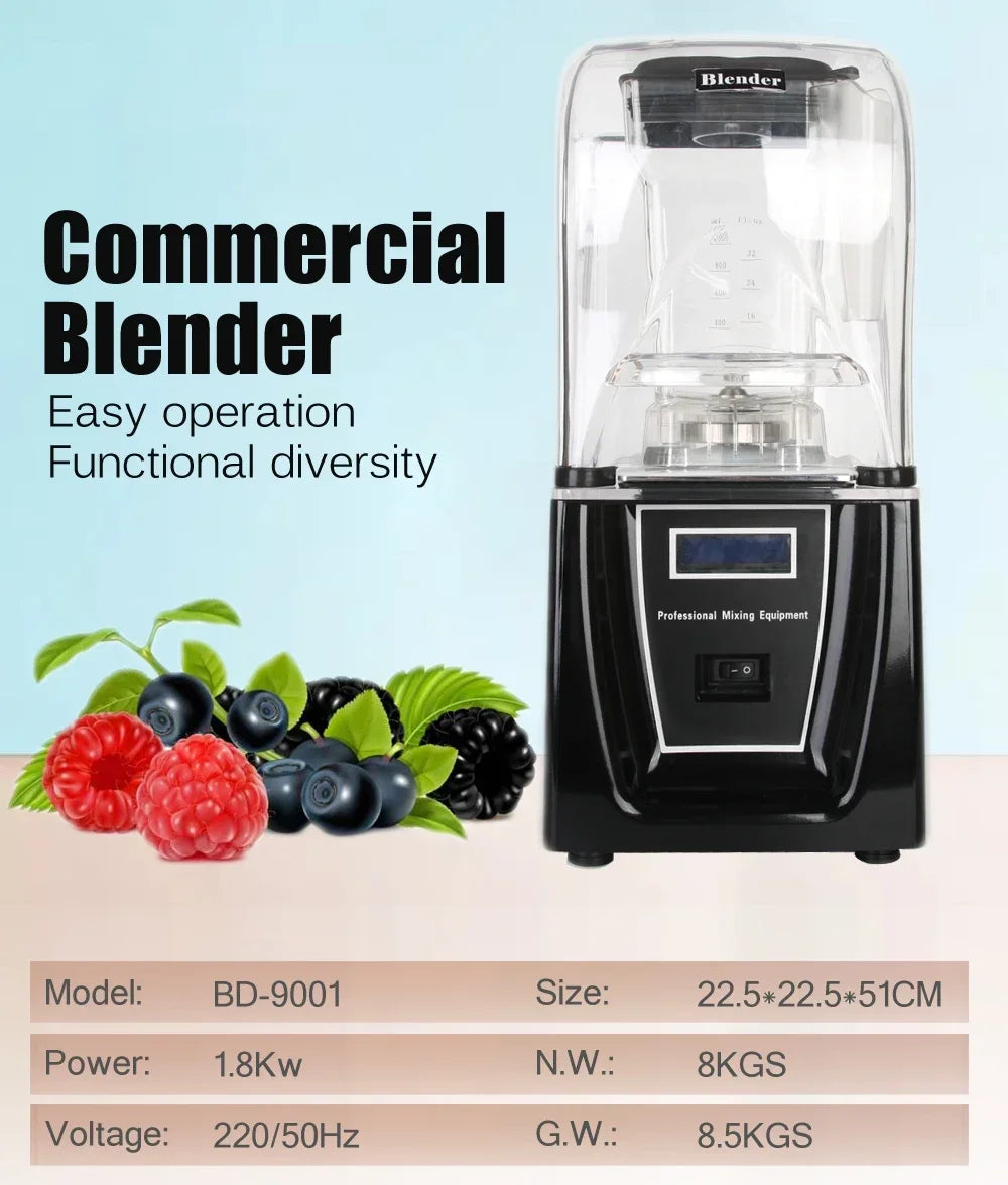 HomeWise 9001 2L Professional Power Blender 2200W Smoothie Blender Food Fruit Juicer 30000RPM Pure Vopper Motor Activity link