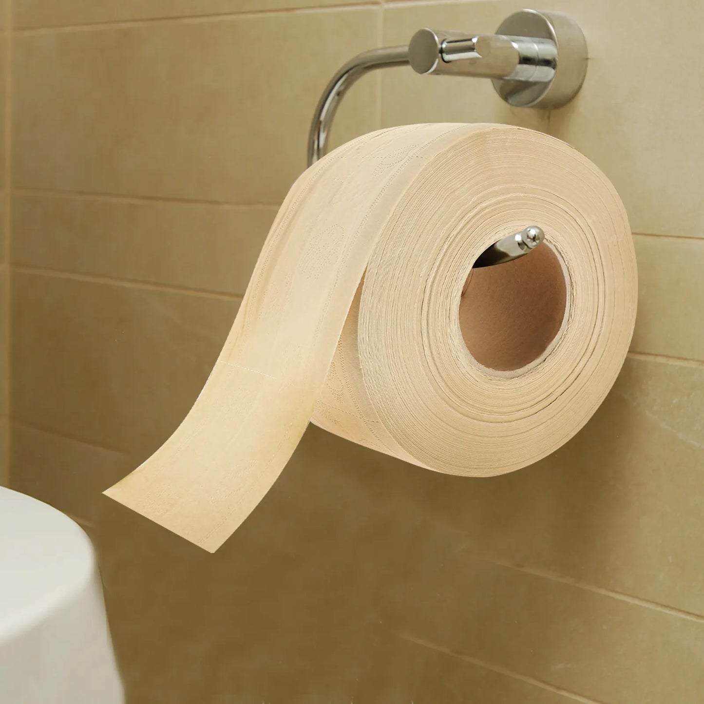 Large Roll Wood Pulp Toilet Paper