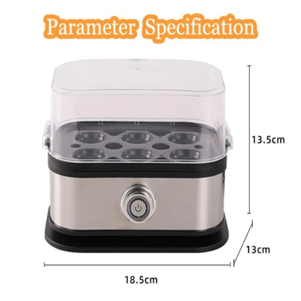 Smart Auto Shut-Off Egg Cooker, 6 Egg Capacity