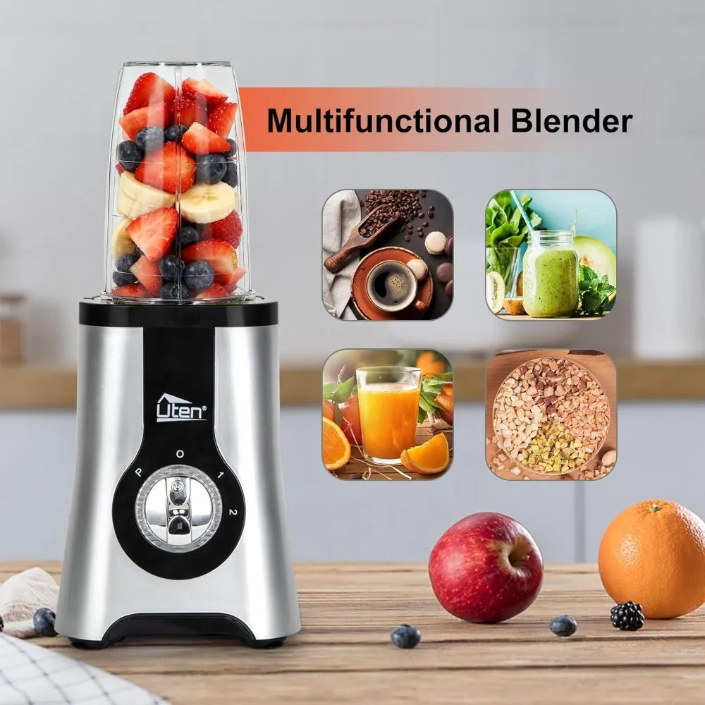 High-Speed 380W 1.25L Jug Blender for Smoothies Juicing Ice Crushing Vegetables
