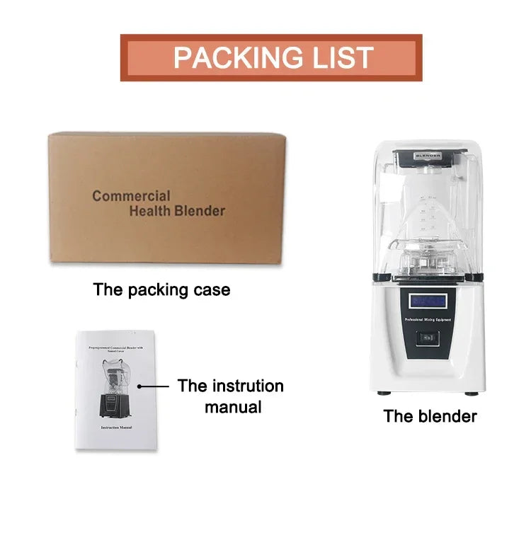 HomeWise 9001 2L Professional Power Blender 2200W Smoothie Blender Food Fruit Juicer 30000RPM Pure Vopper Motor Activity link