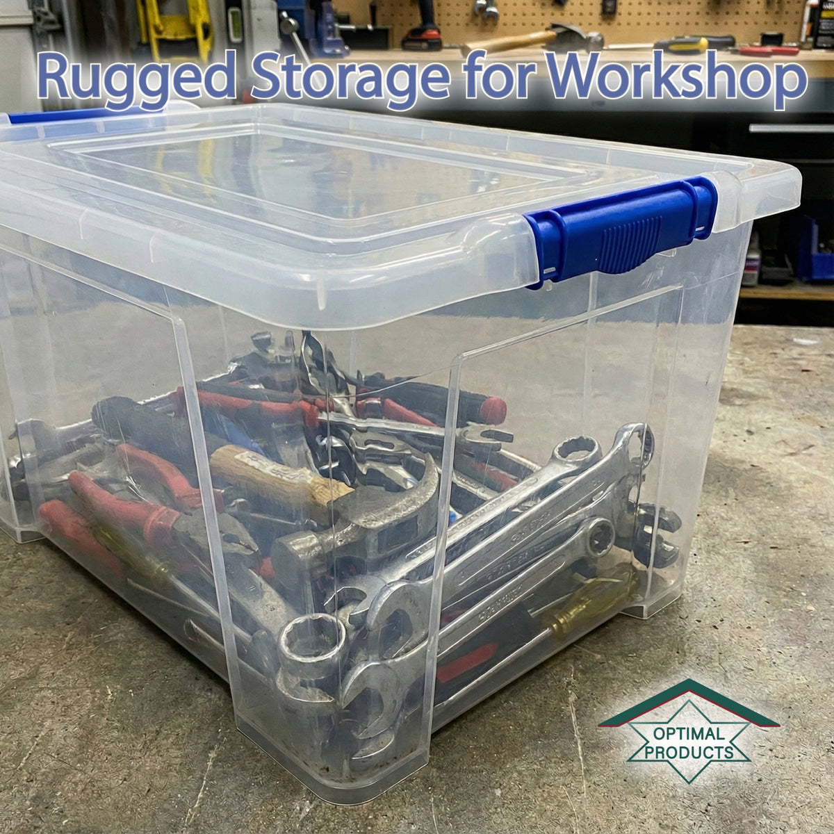Clear Plastic Storage Box Boxes with Lids UK BRITISH MADE Home Office Stackable