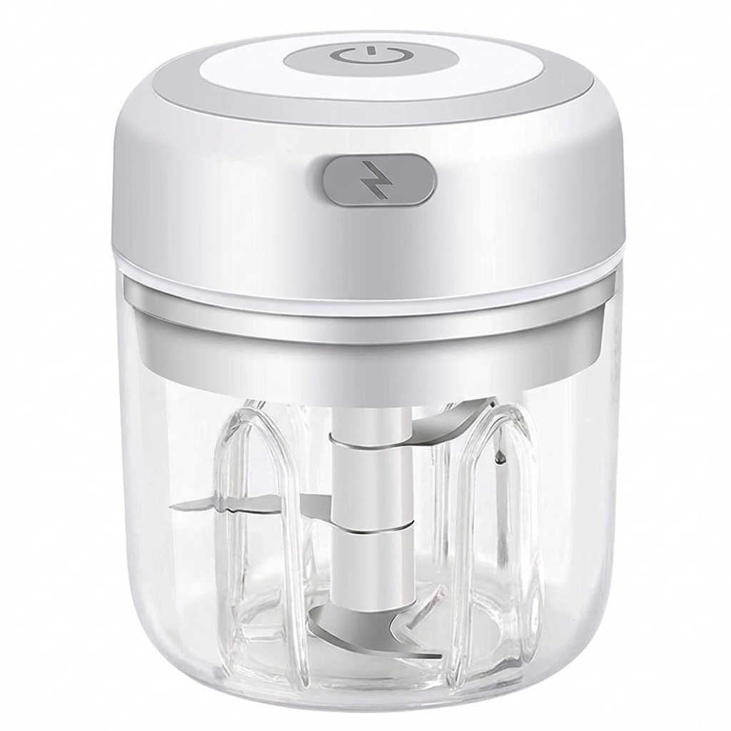 Mini Electric Garlic and Vegetable Chopper on white background