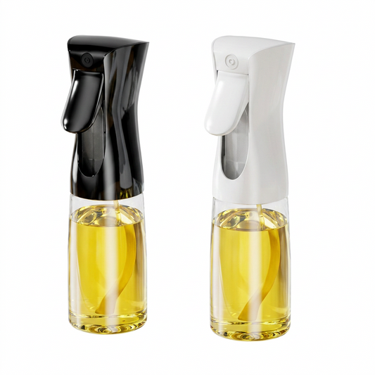 2-Pack Glass Oil Spray Bottles on white background