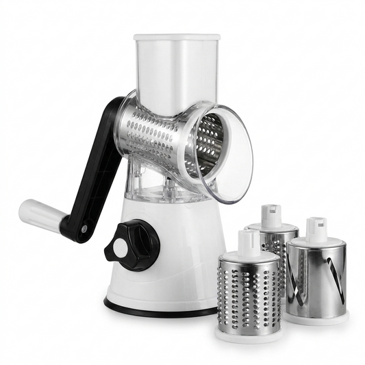 4-in-1 Vegetable Shredder blades view on white background